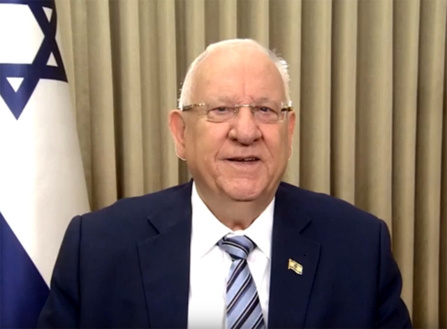 Präsident Reuven Rivlin bei seiner Neujahrsansprache